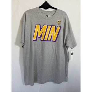 NFL Team Apparel T Shirt Size M Minnesota Vikings Short Sleeve New